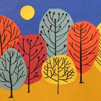 trees collage