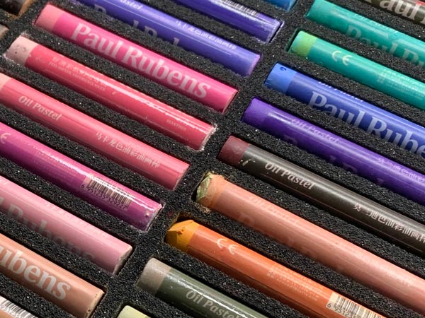 Paul Rubens oil pastels